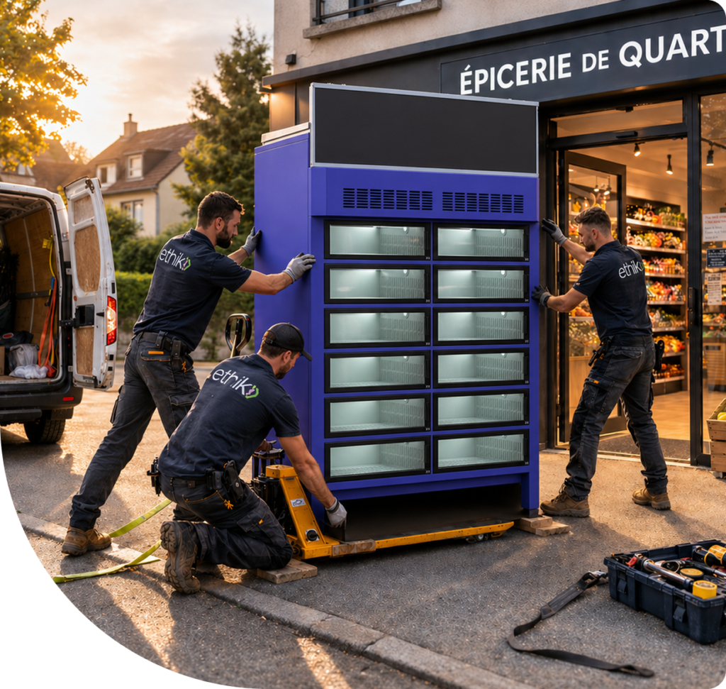 Distrubuteur casiers